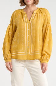 DR2 by Daniel Rainn Long Sleeve Cotton Top