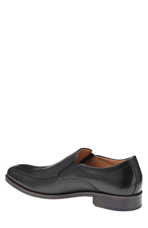 Johnston & Murphy Reeve Venetian Loafer In Black Full Grain