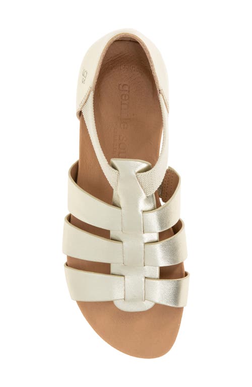 Gentle Souls Lennon Strappy Sandal In Gold