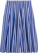 Madewell A-Line Poplin Midi Skirt
