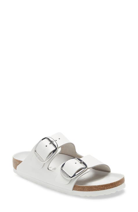 Women s White Comfort Sandals Nordstrom