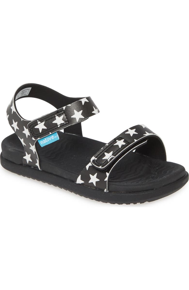 Native Shoes Charley Child Waterproof Flat Vegan Sandal, Main, color,