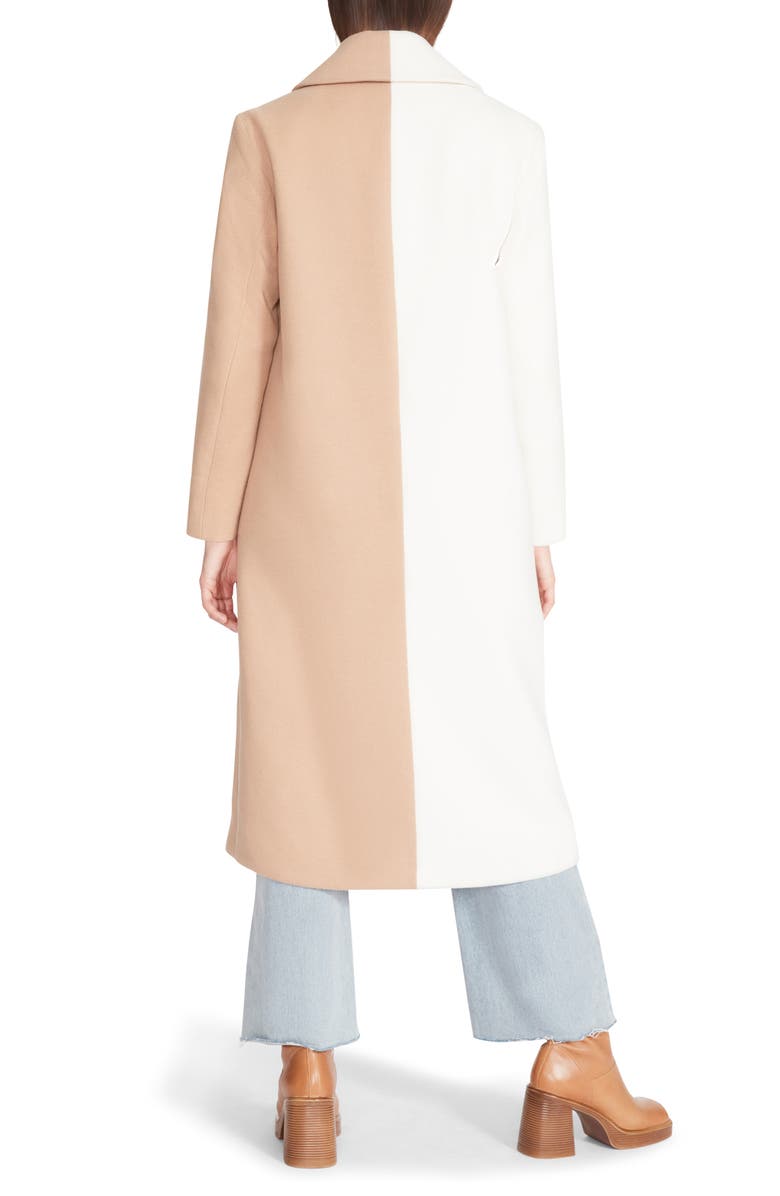 Steve Madden Caroline Colorblock Coat, Alternate, color,