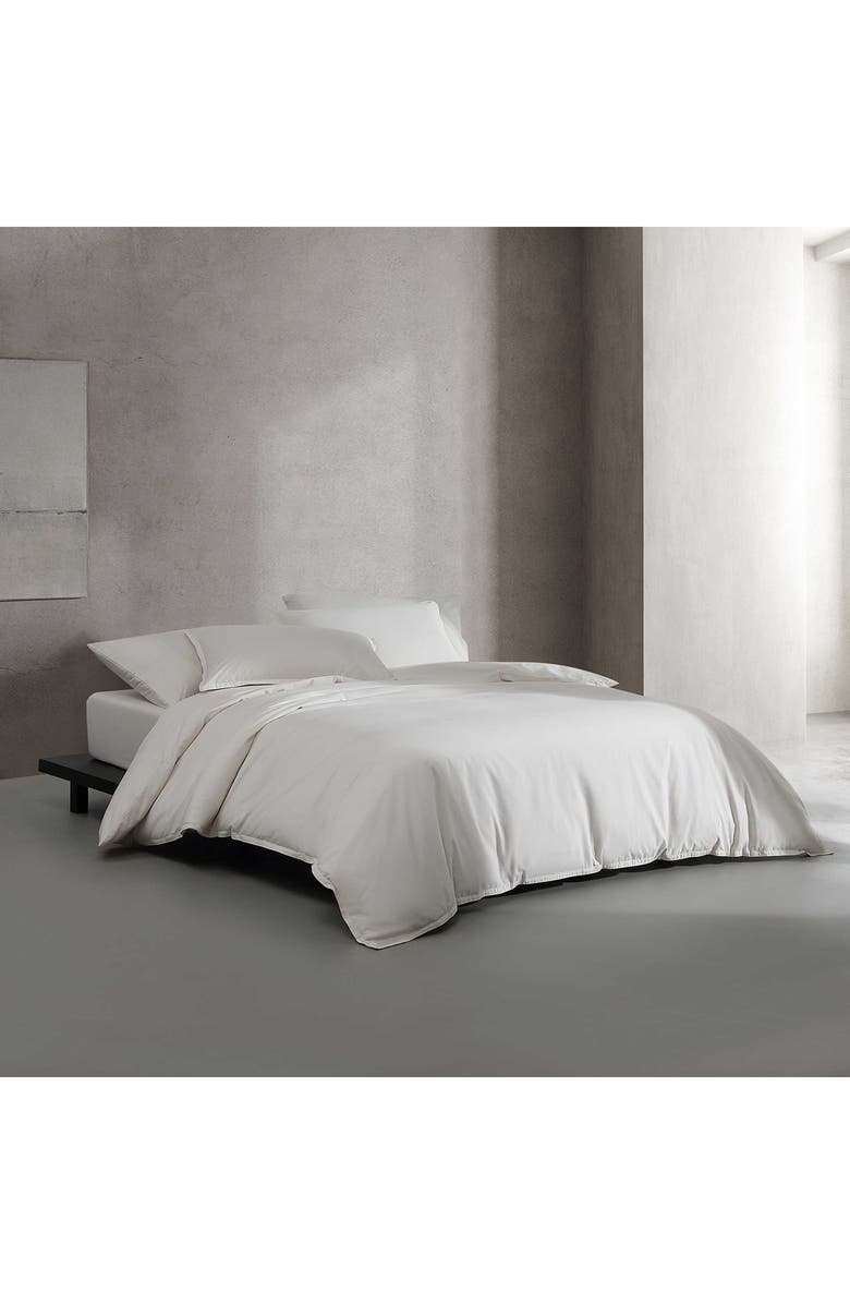 Calvin Klein Reversible Cotton Blend Duvet Cover & Shams Set, Alternate, color, 