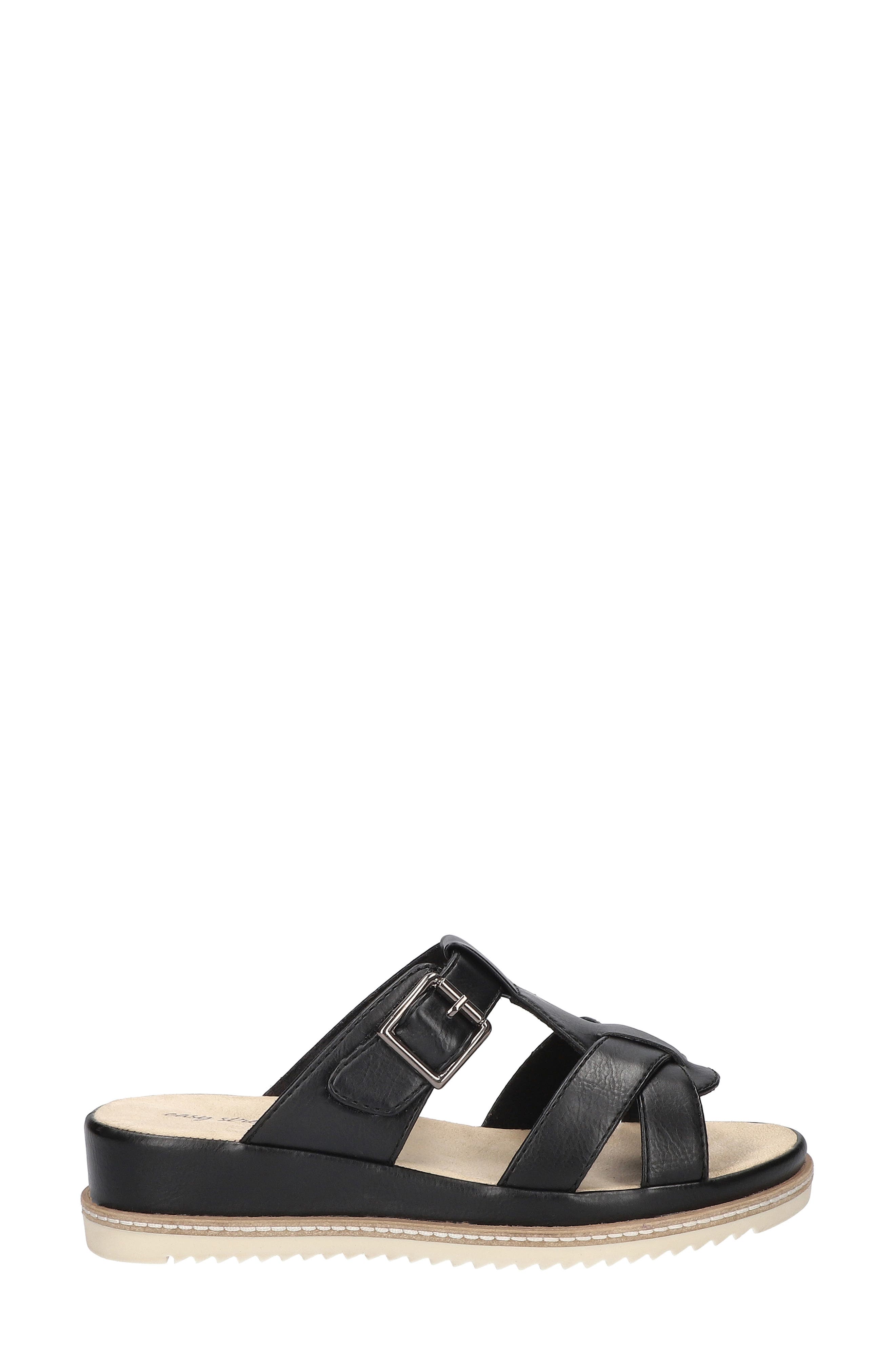 EASY STREET <p>Joby Slide Sandal (Women)</p>, Alternate, color, Black