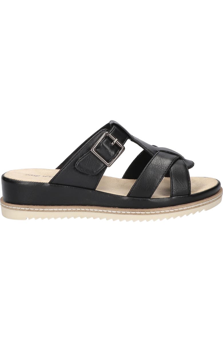 EASY STREET <p>Joby Slide Sandal (Women)</p>, Alternate, color, Black