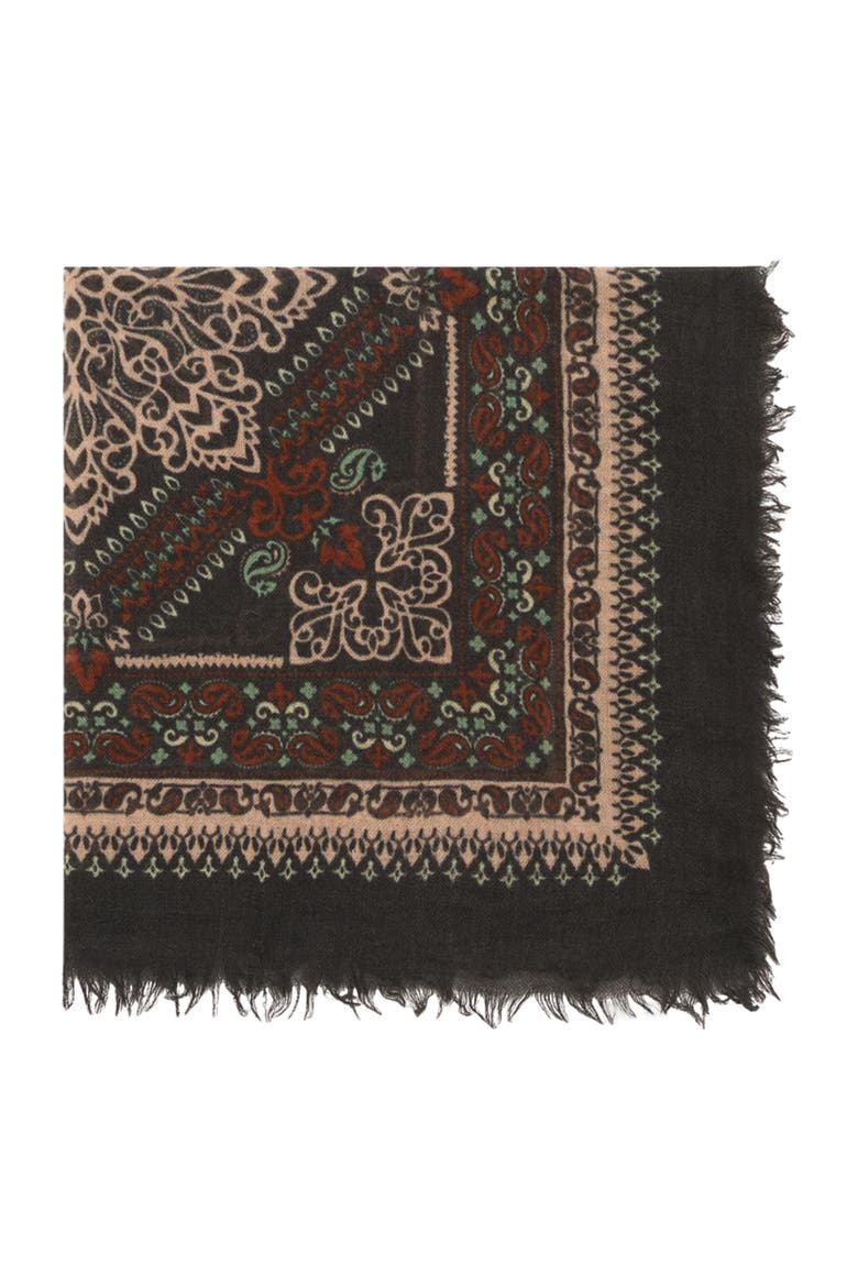 Sinead Bandana Print Scarf, Main, color, Cinnamon