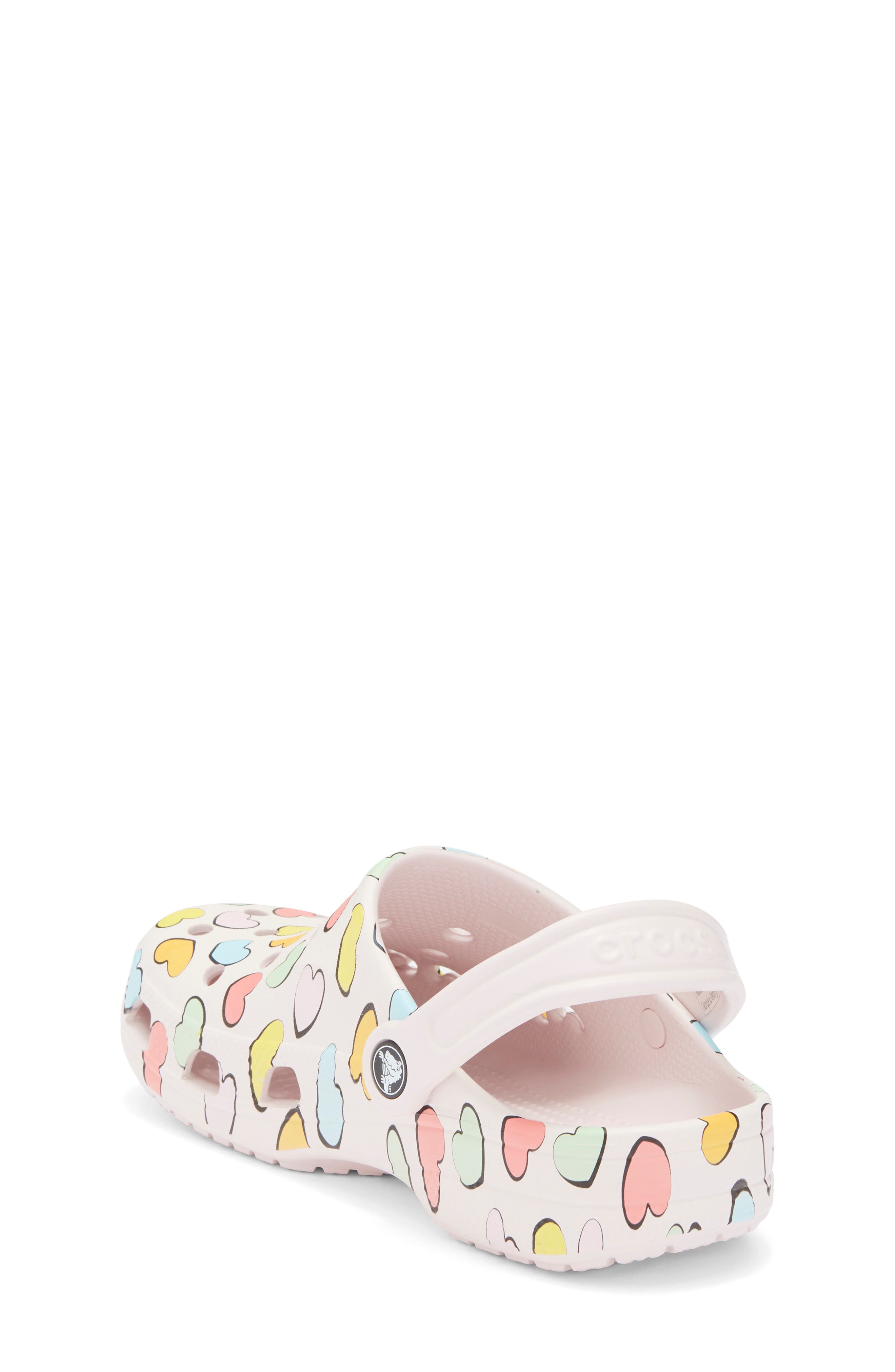 CROCS Kids' Baya Print Clog, Alternate, color, Barely Pink