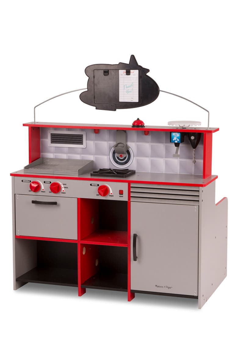 Melissa & Doug Star Diner Play Scene, Alternate, color, White