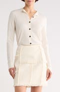 Lafayette 148 New York Button Front Cardigan