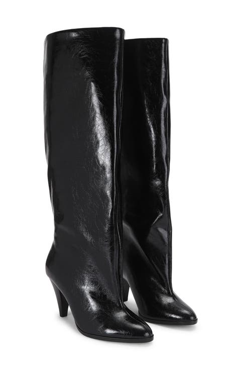 Lambeth Slouchy Knee High Leather Boot