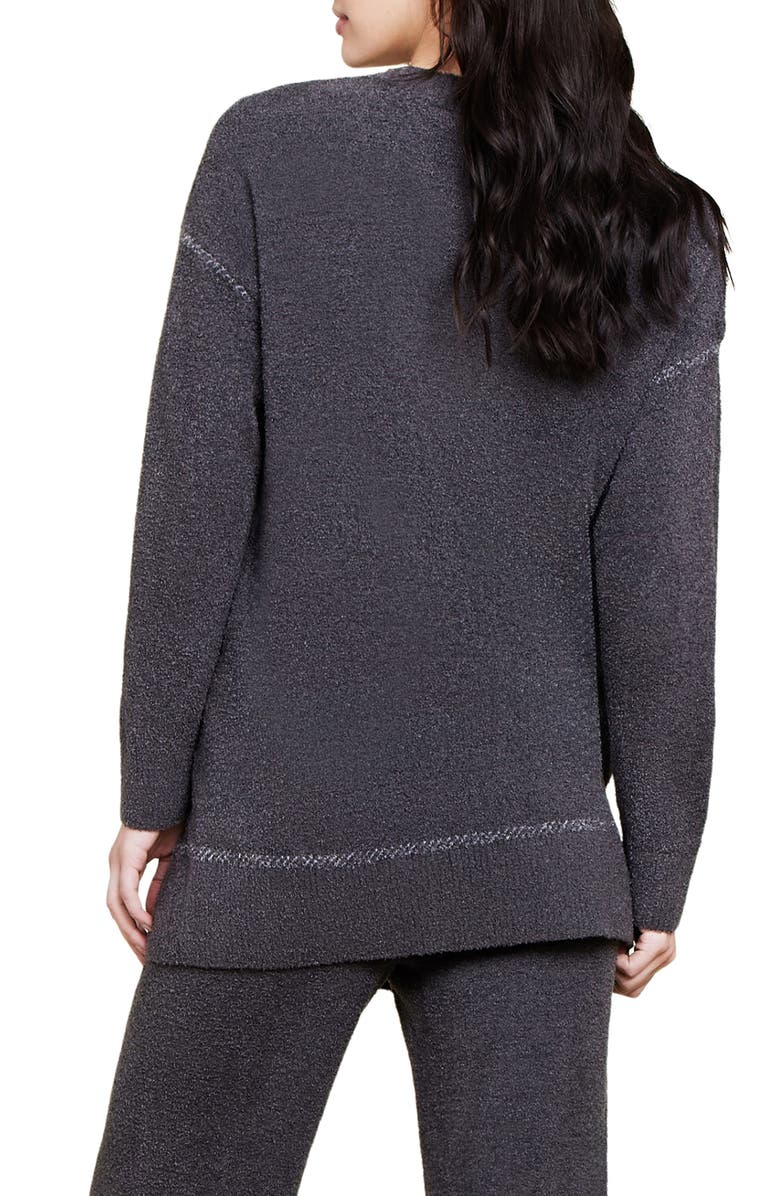 Barefoot Dreams<sup>®</sup> CozyChic<sup>®</sup> Contrast Stitch Cardigan, Alternate, color,