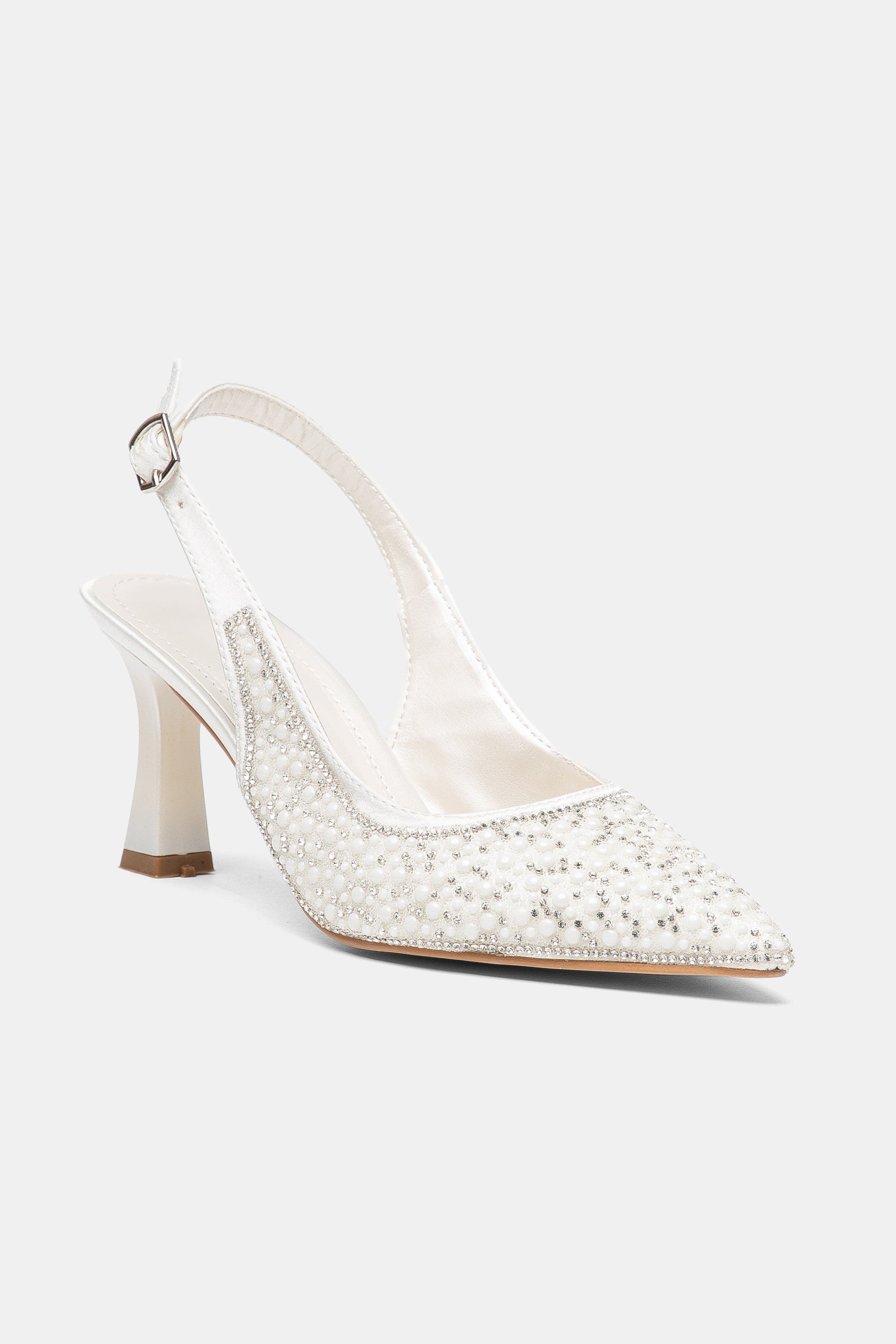 Netto Slingback Pump, Main, color, Ivory