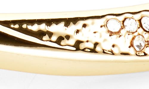 Baublebar Pavé Cubic Zirconia Wavy Hinge Bracelet In Gold