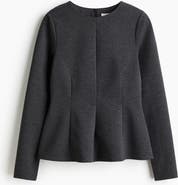 H&M Jersey Peplum Top