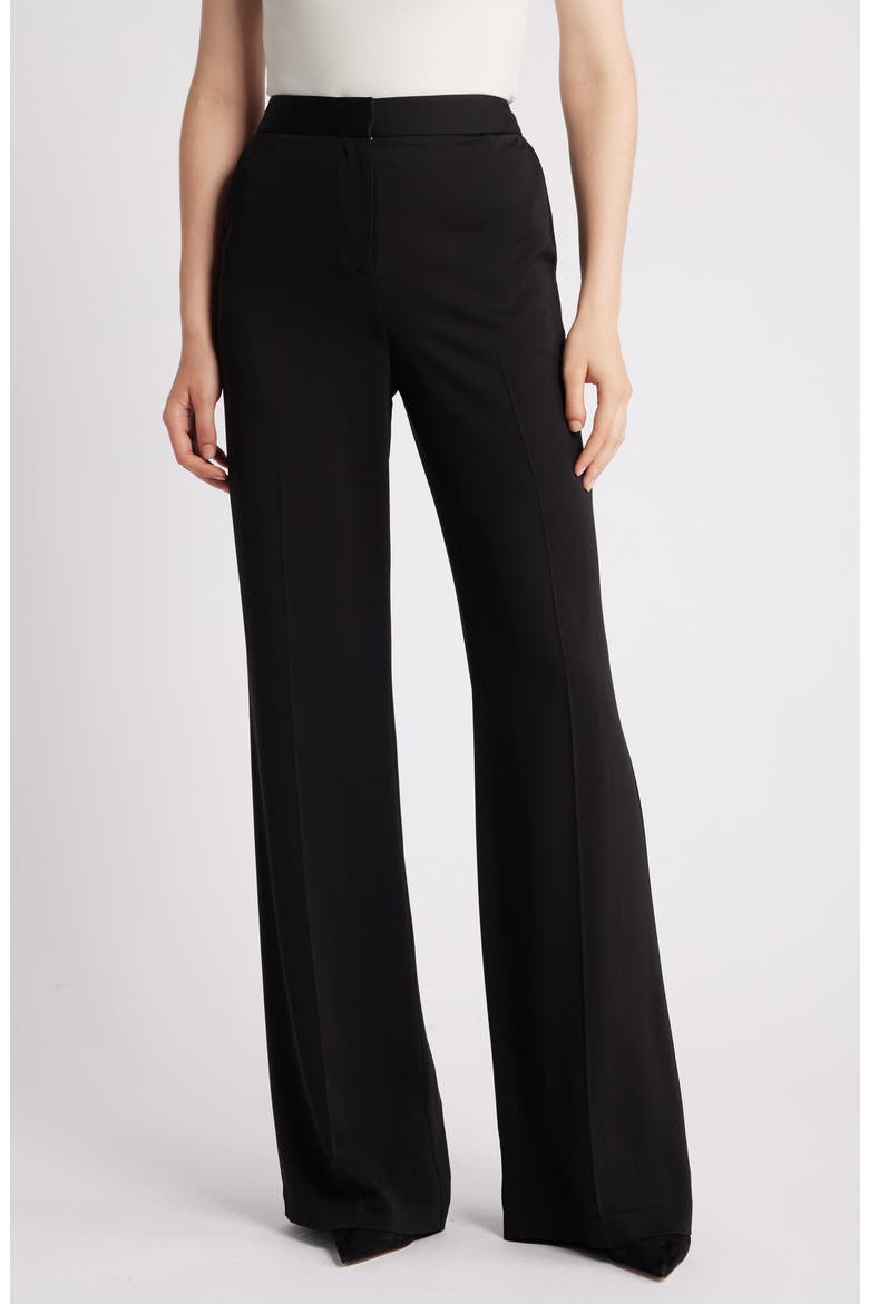 Luxe Wide Leg Pants, Main, color, BLACK