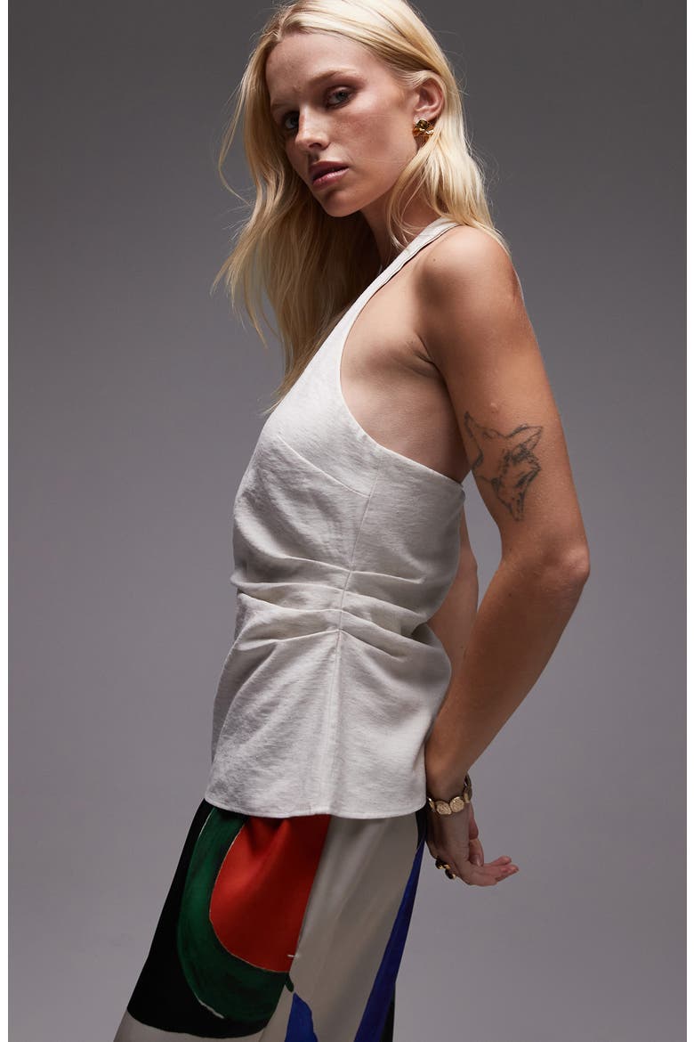 Halter Top, Alternate, color, BEIGE