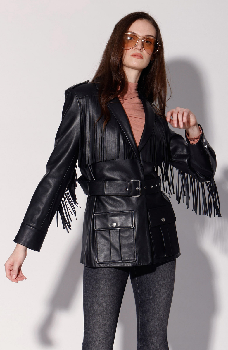 Walter Baker Linda Jacket, Alternate, color, Black