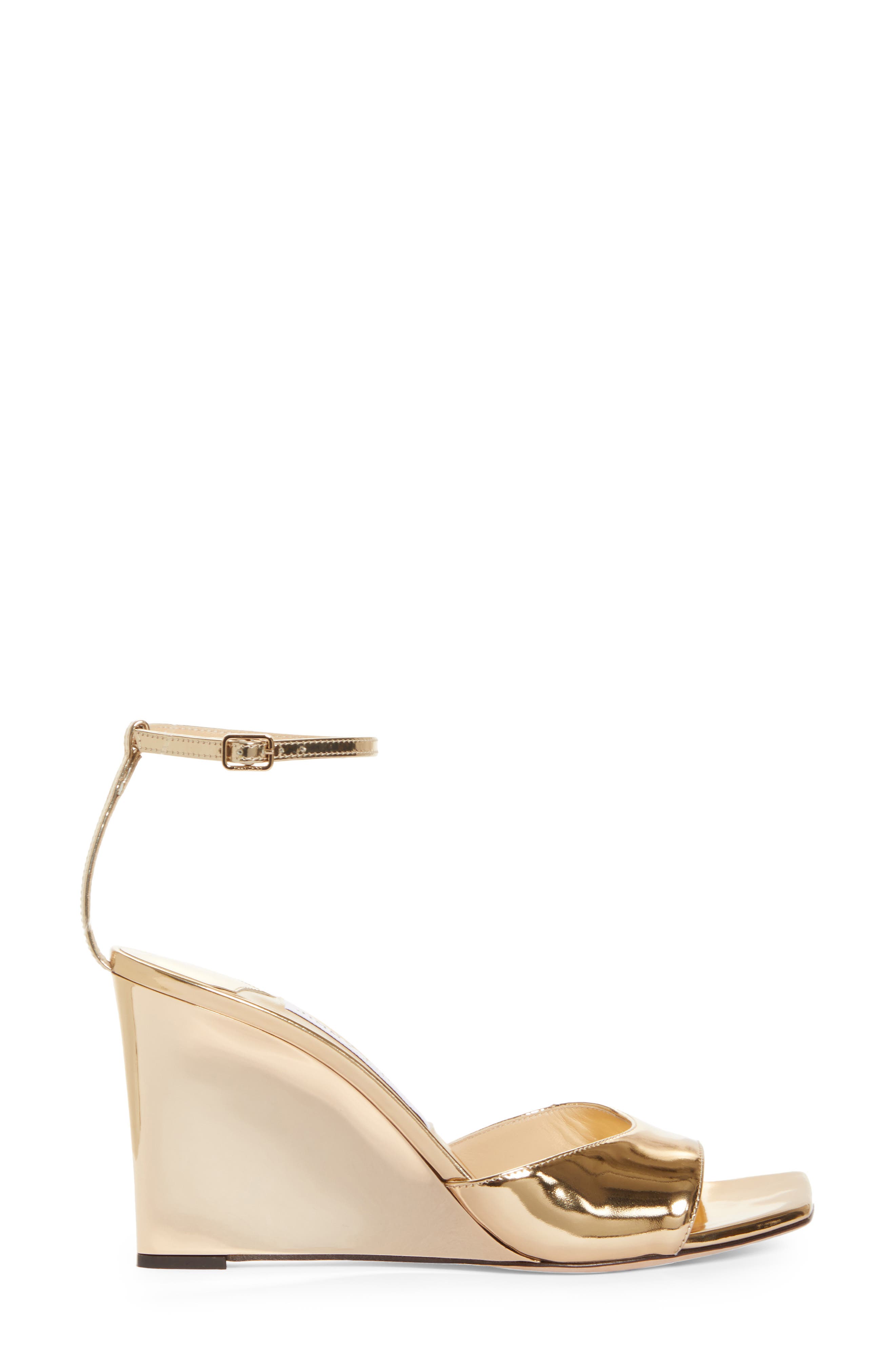 Brien Wedge Sandal, Alternate, color, GOLD