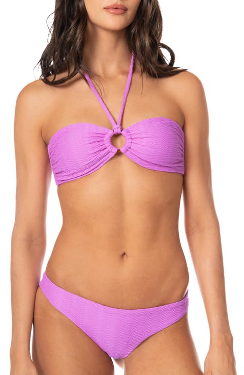 Celestial Sundown Jill Reversible Bandeau Bikini Top