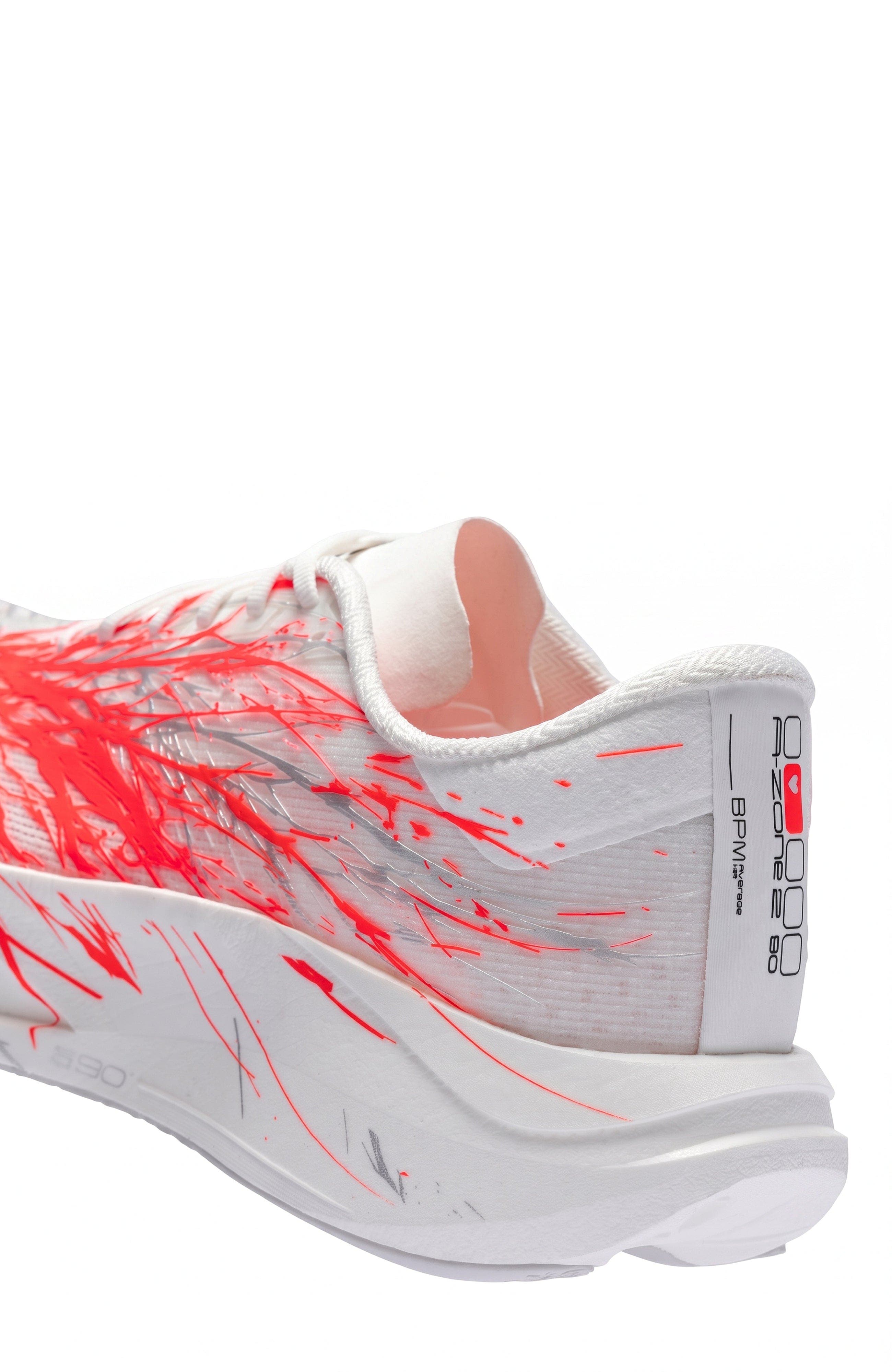 Zone 2 90  Running Shoes, Alternate, color, White/Red/Silver