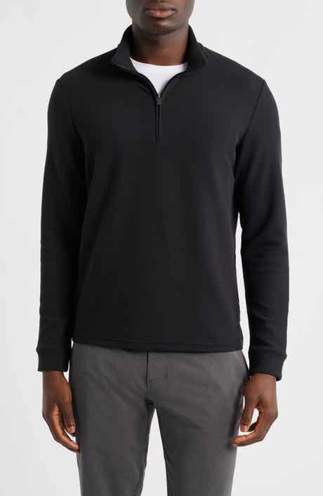 Waffle Quarter Zip Pullover