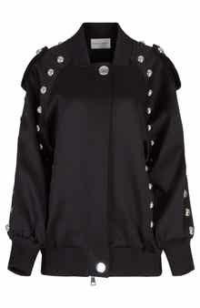 Rebecca Minkoff Dylan Stud Detail Bomber Jacket