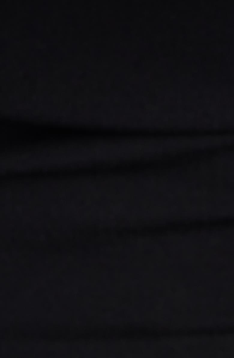 Balenciaga Faux Fur Trim Jersey Fitted Tank, Alternate, color, 1069 Black/ Black