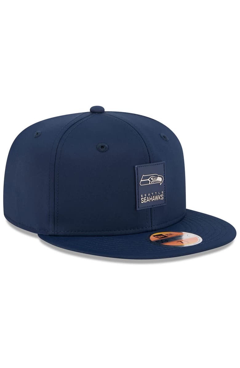 New Era Men's New Era College Navy Seattle Seahawks 2025 Sideline  59FIFTY Fitted Hat, Alternate, color, College Navy