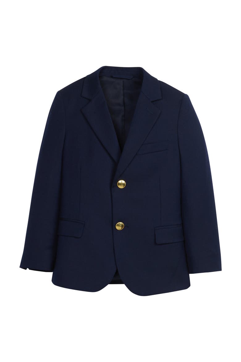Kids' Classic Wool Blazer, Main, color, Navy