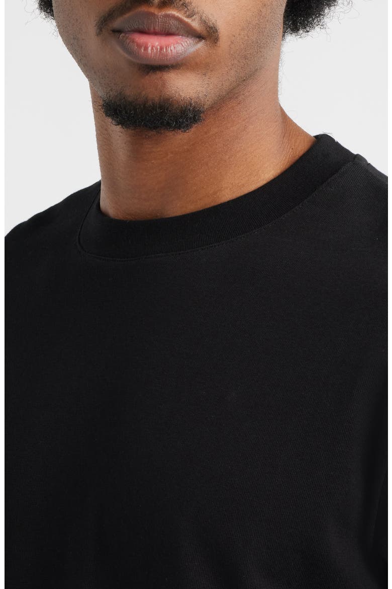 Relaxed Long Sleeve T-Shirt, Alternate, color, BLACK
