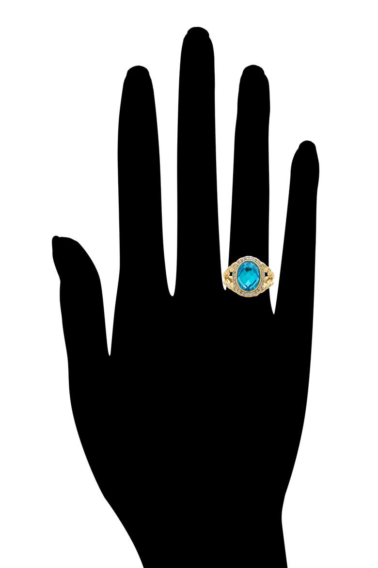 Blue Stone Ring, Alternate, color, BLUE
