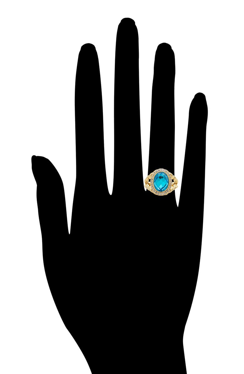 RIVKA FRIEDMAN Blue Stone Ring, Alternate, color, Blue