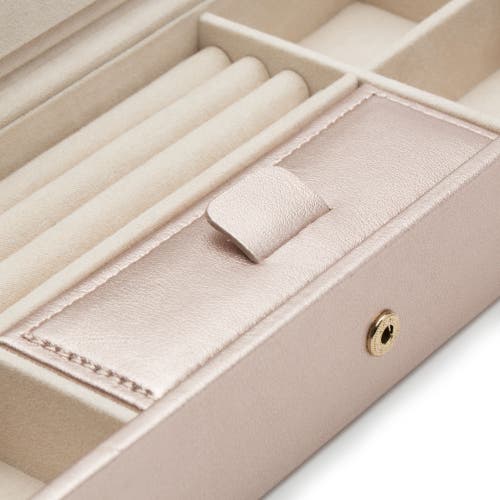 Wolf Palermo Safe Deposit Jewelry Box - Metallic In Rose Gold