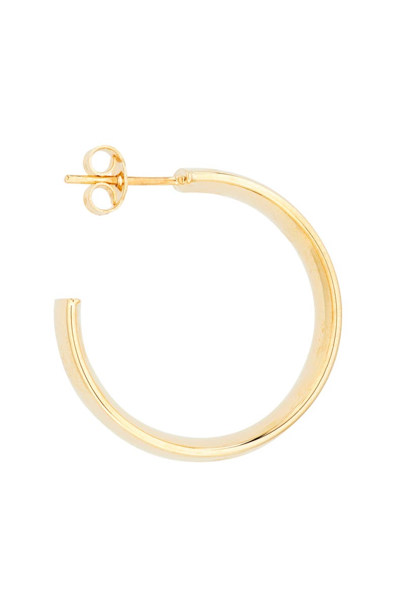 LANA 14K Gold Curved Hoop Earrings, Alternate, color, Yellow