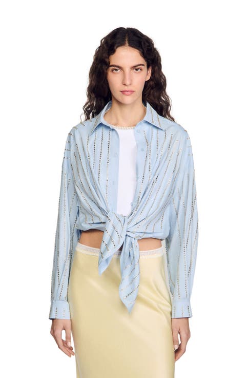 【2024年製 新品】 Shop Blue SANDRO Online | Nordstrom トップス