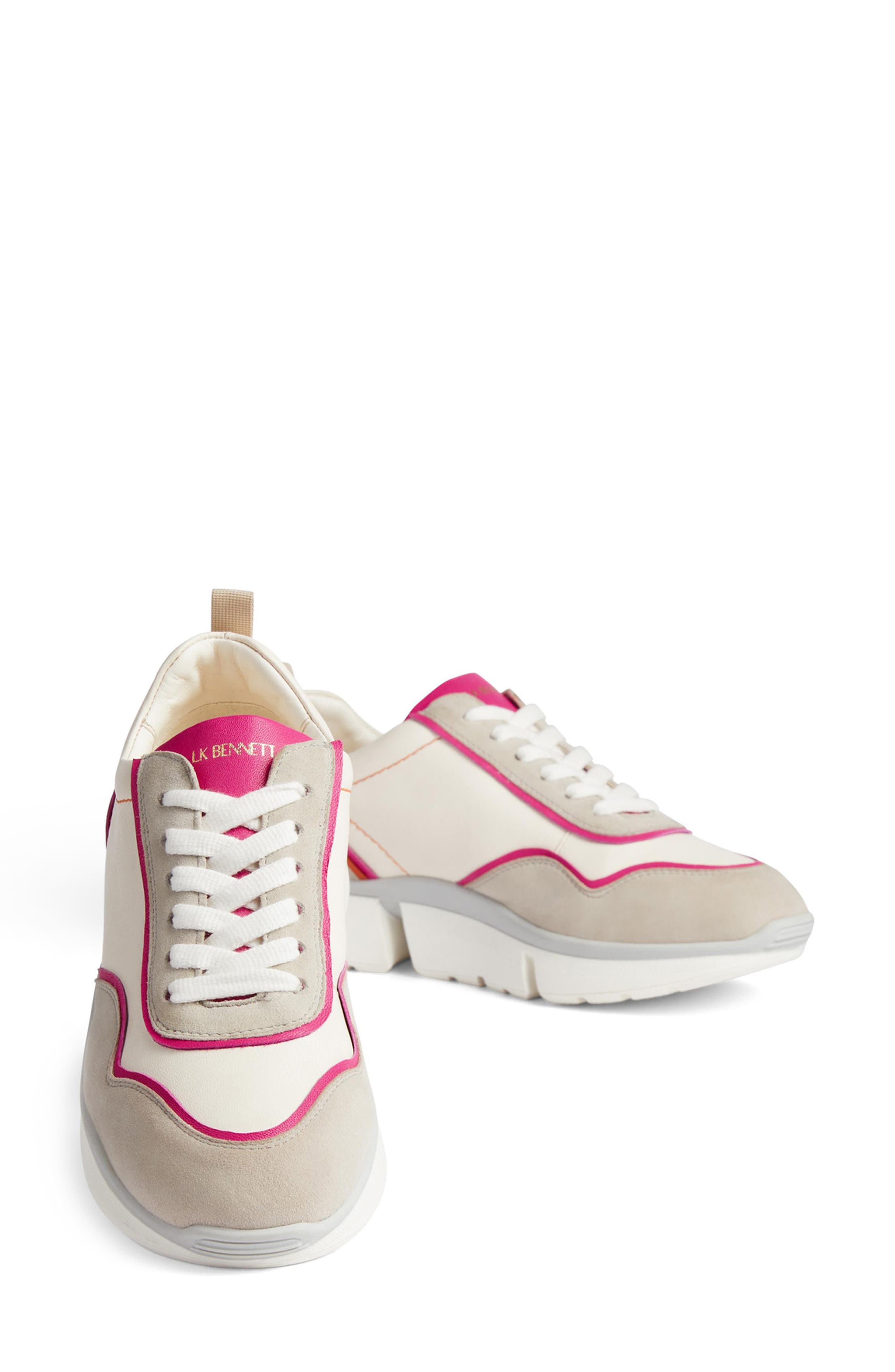 LK Bennett Step Chunky Sneaker, Alternate, color, 