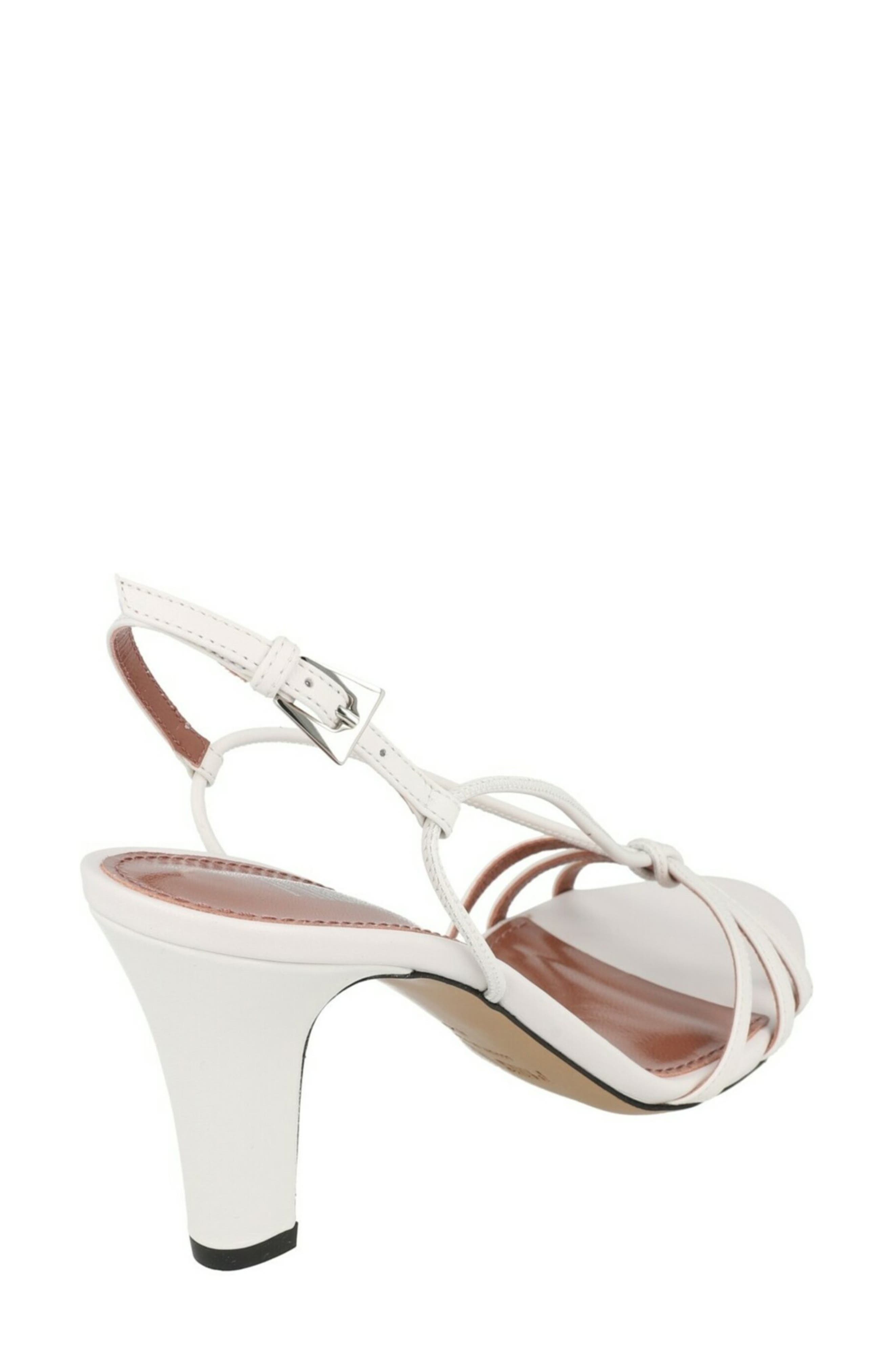 Paris Texas Bianca Strappy Sandal, Alternate, color, White