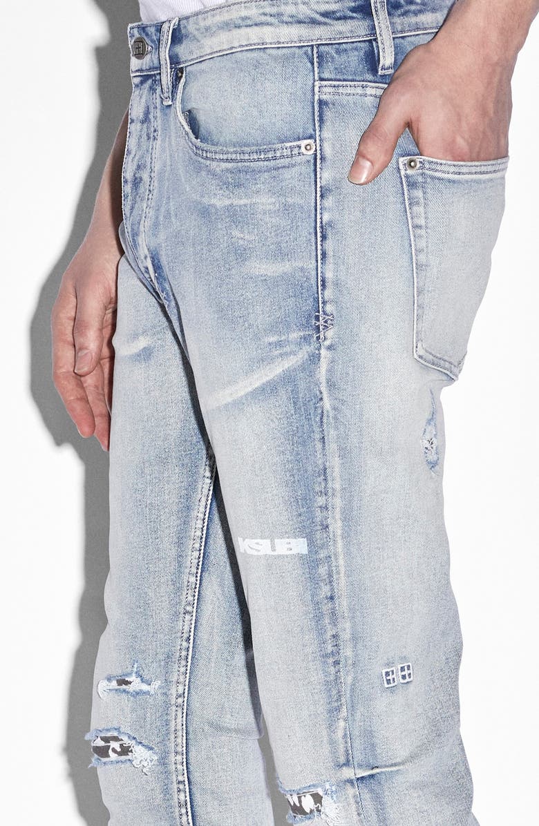 Ksubi Chitch Punk Shred Slim Fit Stretch Jeans, Alternate, color, 