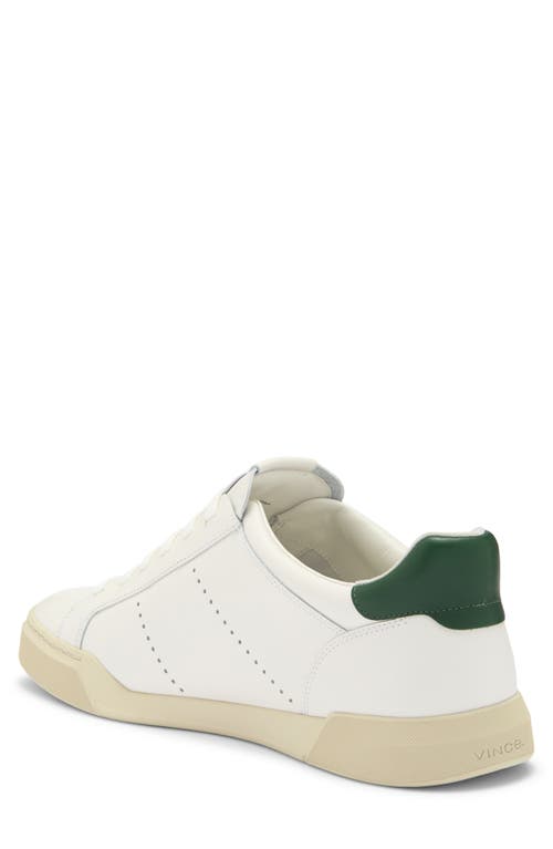 Vince Mercer Slip-on Sneaker In White/pine