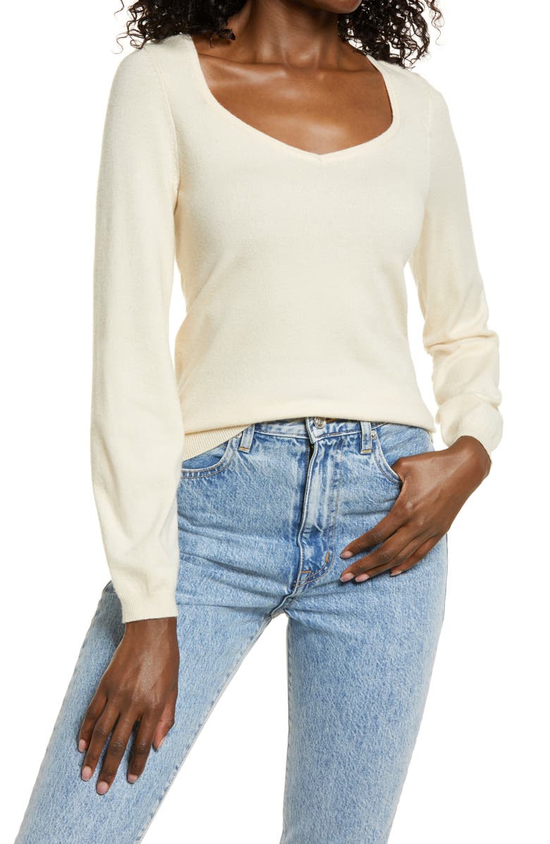 VERO MODA Karma V-Neck Sweater, Main, color,