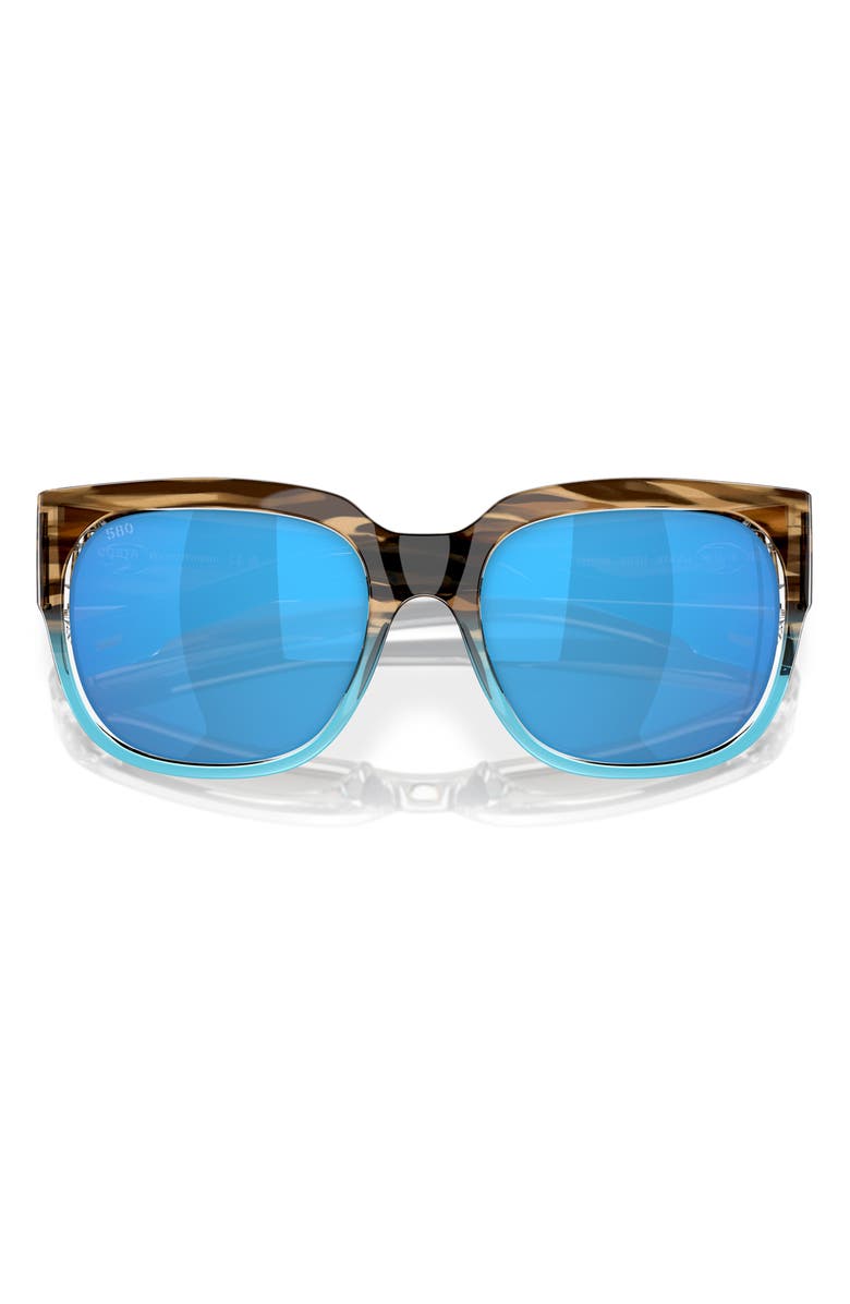 Costa Del Mar Waterwoman 55mm Mirrored Polarized Pillow Sunglasses, Alternate, color,