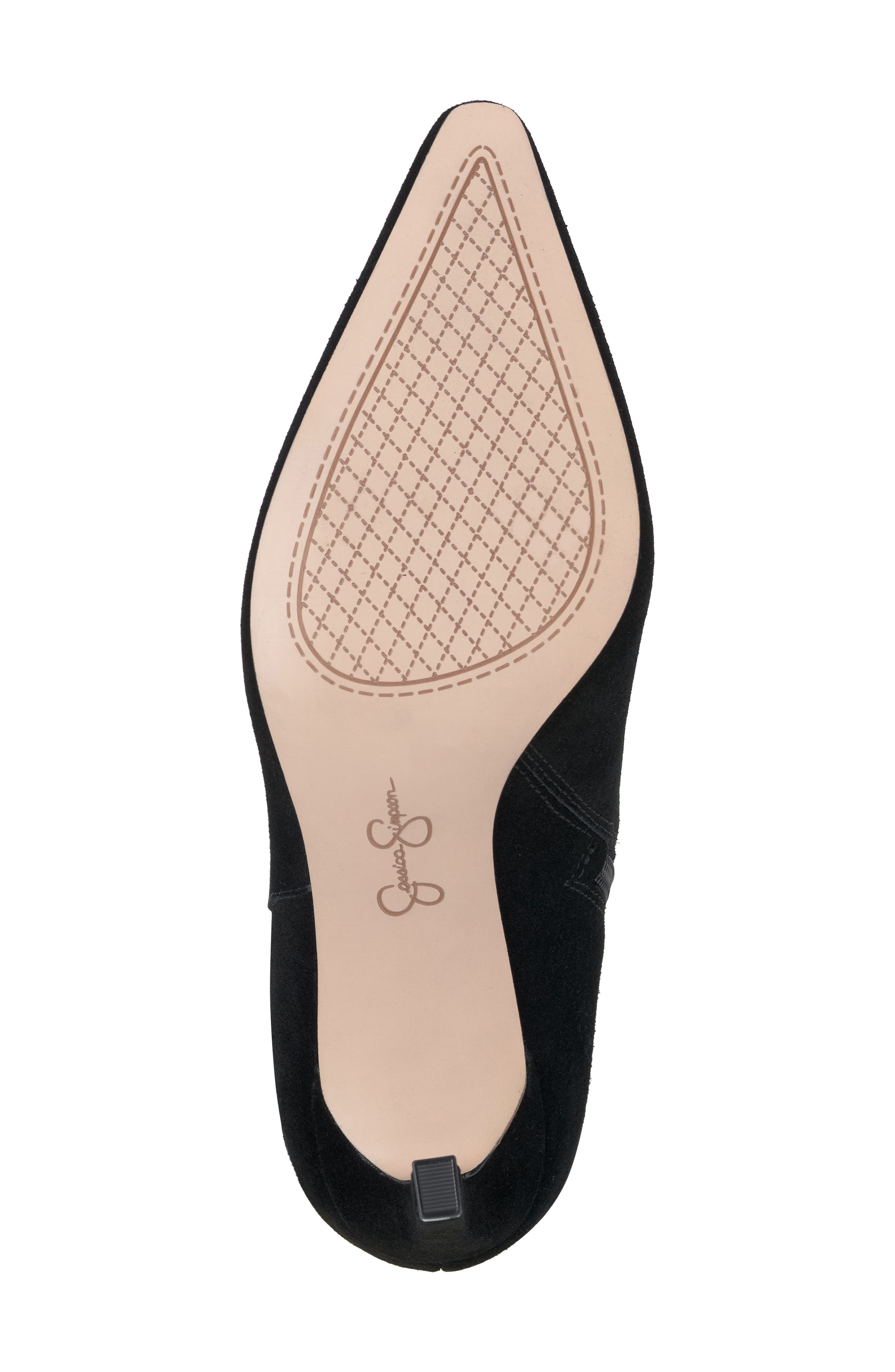 Jessica Simpson Emetta Pointed Toe Over the Knee Boot, Alternate, color, Black Oil Suede