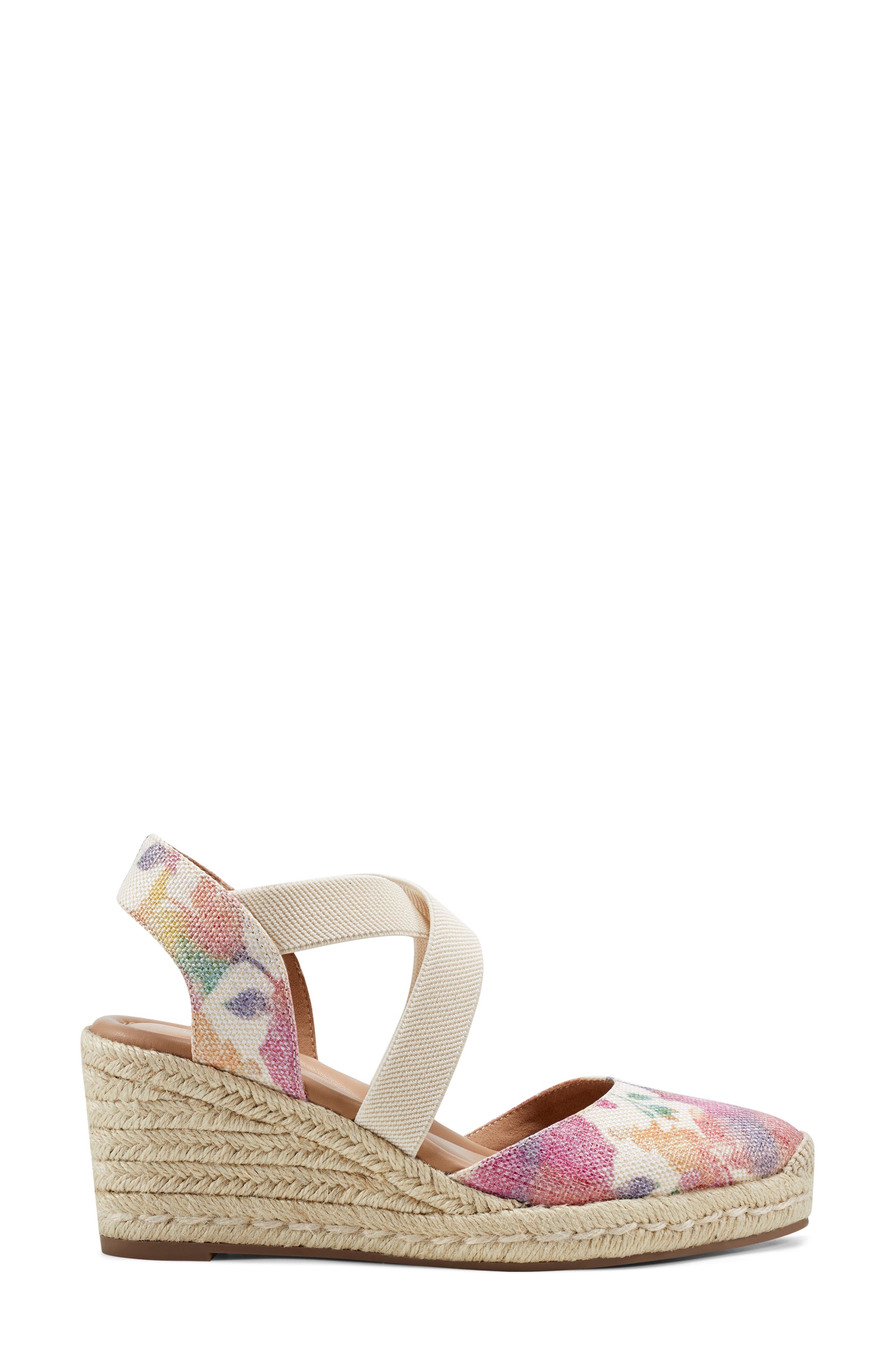 Easy Spirit Meza Espadrille Platform Wedge, Alternate, color, 