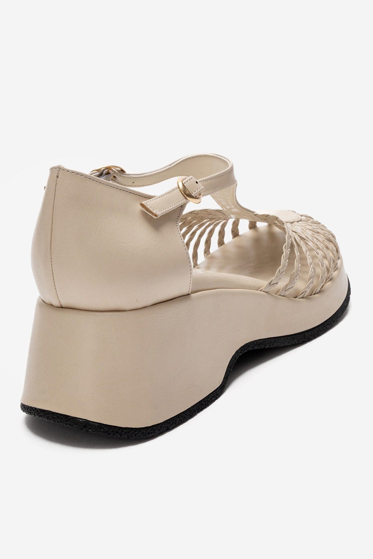 Barry Woven Wedge Sandal, Alternate, color, Beige