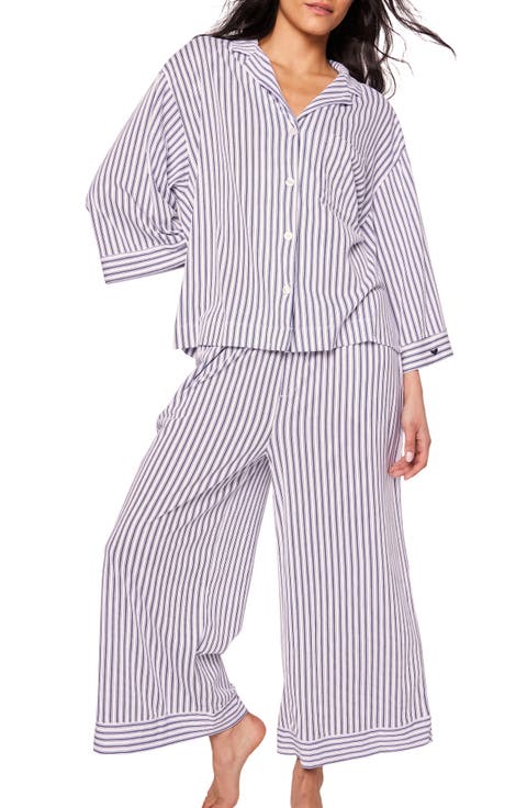 Olivia Wide Leg Pima Cotton Pajamas