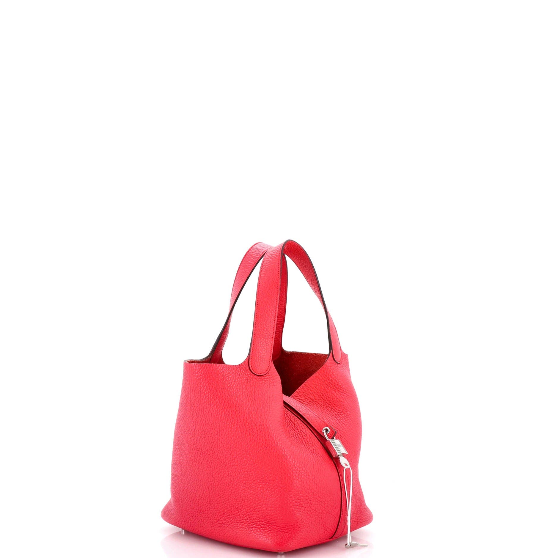 Pre-Owned Hermes Picotin Lock Bag Clemence PM, Alternate, color, Rose Mexico