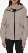 KARL LAGERFELD PARIS Hooded Windbreaker