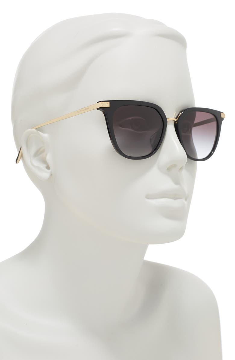 Dolce&Gabbana Dolce and Gabbana 52mm Square Sunglasses, Alternate, color,