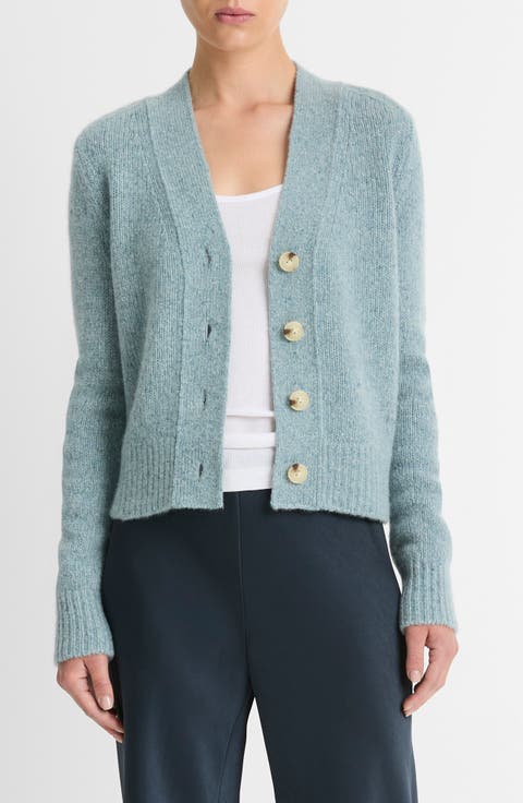 Donegal Cashmere V-Neck Cardigan